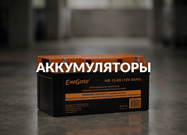 Аккумуляторы