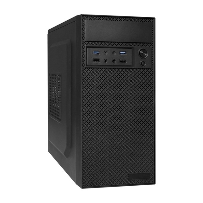 Корпус Minitower ExeGate BAA-308SU2-AAA350 (mATX, БП AAA350 с вент. 12см, 1*USB+2*USB3.0, HD Audio, черный) EX305134RUS