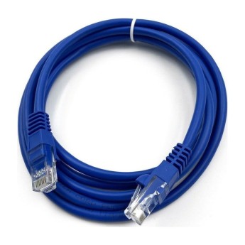 Патч-корд медный ExeGate UTP-RJ45-RJ45-5e-CU-3M-BL, UTP, cat.5e, 3м, синий