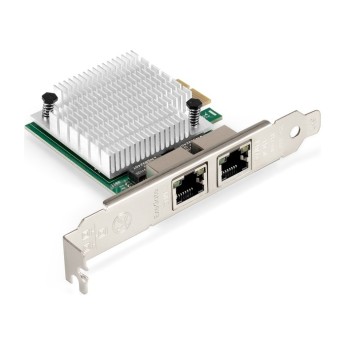 Сетевой адаптер ExeGate EXE-X550v2-T2 (PCI-E x4 v3.0, порты 2xRJ45 (медные), 10Gb/s (10/5/2.5/1Gb/s, 100Mb/s), Server NIC Intel Chipset X550)