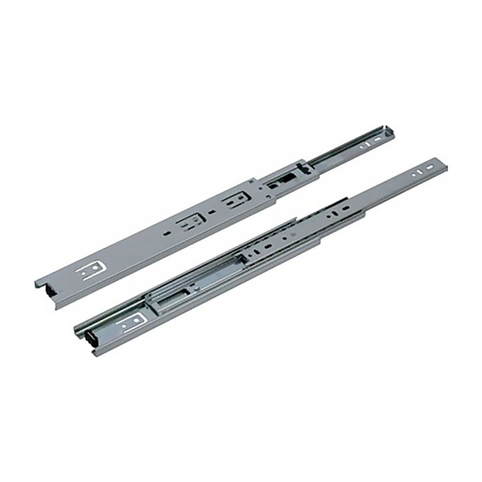 Телескопические направляющие ExeGate RU-550-22"-M для корпусов 1U, комплект 2 шт. (рельсы/салазки для серверных корпусов, установочный размер 550-700 мм, высота 44 мм, длина в сложенном/раздвинутом виде 550/1100 мм, нагрузка до 30 кг) EX300143RUS