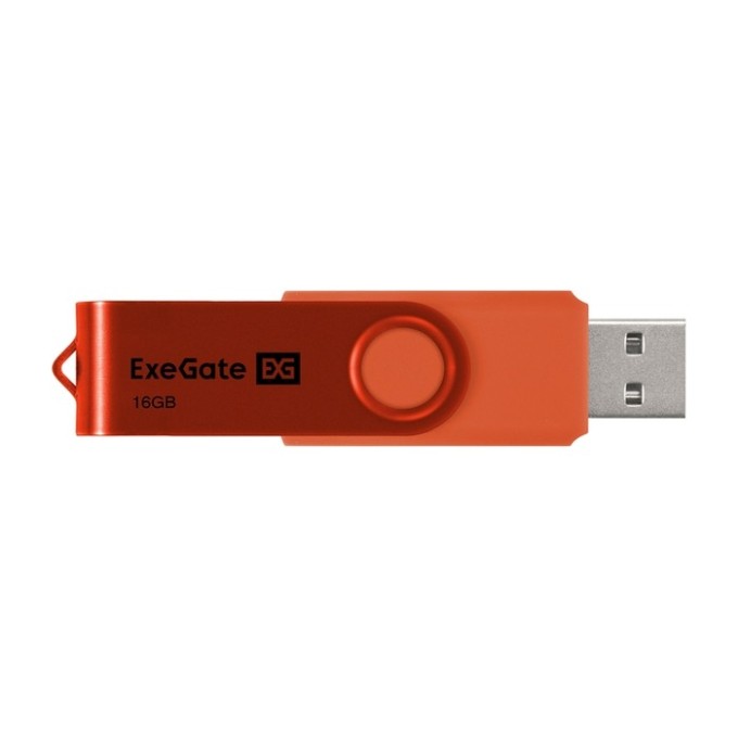 USB-флеш накопитель ExeGate Jet 16GB оранжевый (USB2.0, 480Mbps, пластик/металл) EX302043RUS