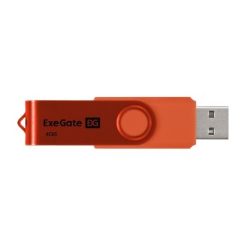 USB-флеш накопитель ExeGate Jet 4GB оранжевый (USB2.0, 480Mbps, пластик/металл)