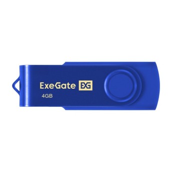 USB-флеш накопитель ExeGate Jet 4GB синий (USB2.0, 480Mbps, пластик/металл)