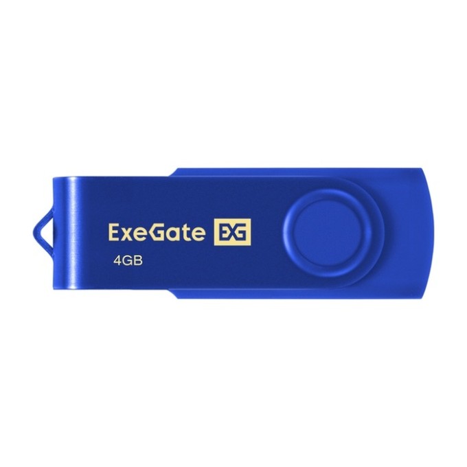 USB-флеш накопитель ExeGate Jet 4GB синий (USB2.0, 480Mbps, пластик/металл) EX302030RUS
