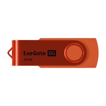 USB-флеш накопитель ExeGate Jet 64GB оранжевый (USB2.0, 480Mbps, пластик/металл)