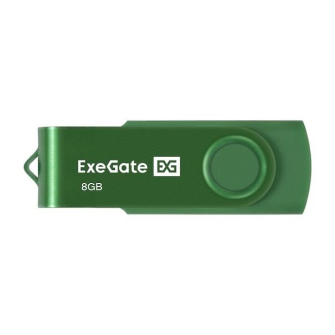 USB-флеш накопитель ExeGate Jet 8GB зеленый (USB2.0, 480Mbps, пластик/металл) EX302036RUS