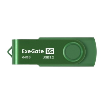 USB-флеш накопитель ExeGate Jet Ultra 64GB зеленый (USB3.0/=USB3.1 Gen1/=USB3.2 Gen1 5Gbps, пластик/металл)