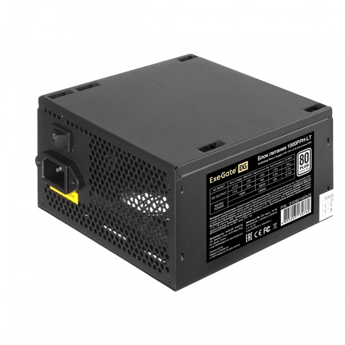 Блок питания 1000W EXEGATE 80 PLUS® 1000PPH-LT EX292146RUS-S EX293092RUS