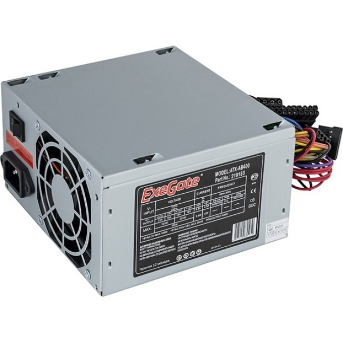 Блок питания 400W EXEGATE AB400 EX219183RUS-PC EX284678RUS