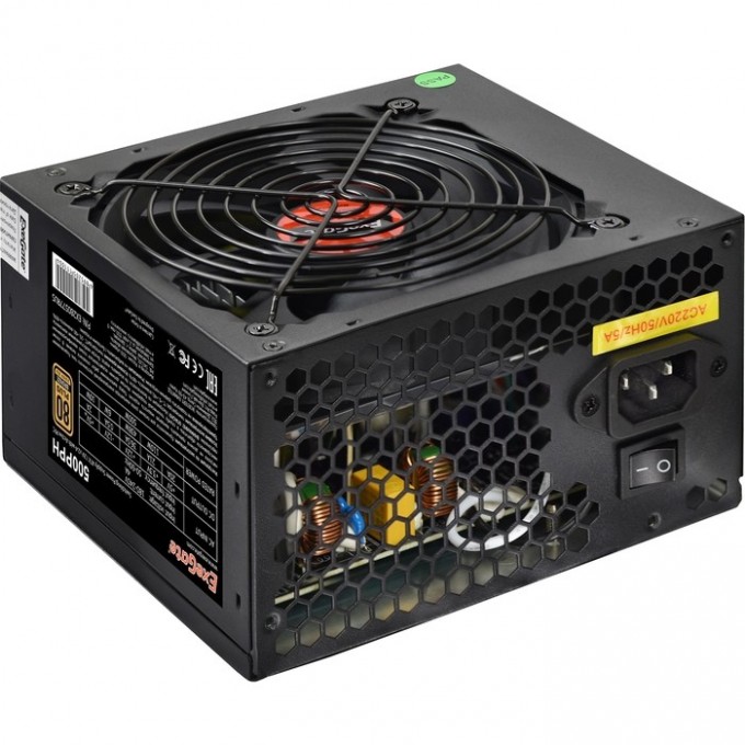 Блок питания 500W EXEGATE 80 PLUS® Bronze 500PPH-OEM ATX, APFC, КПД 88% EX282037RUS