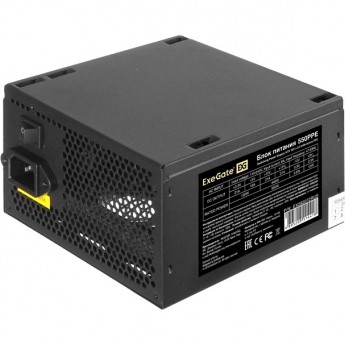 Блок питания 550W EXEGATE 550PPE ATX, APFC, PC, КПД 80% (80 PLUS), 2xPCI-E, 5xSATA