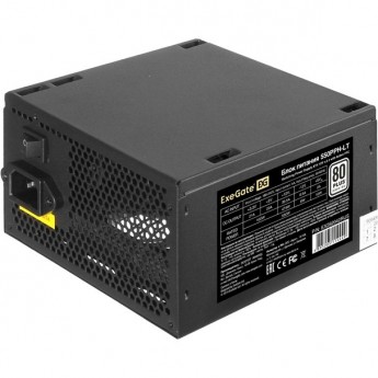 Блок питания 550W EXEGATE 80 PLUS® 550PPH-LT-S ATX, APFC, КПД 82% (80 PLUS)SC