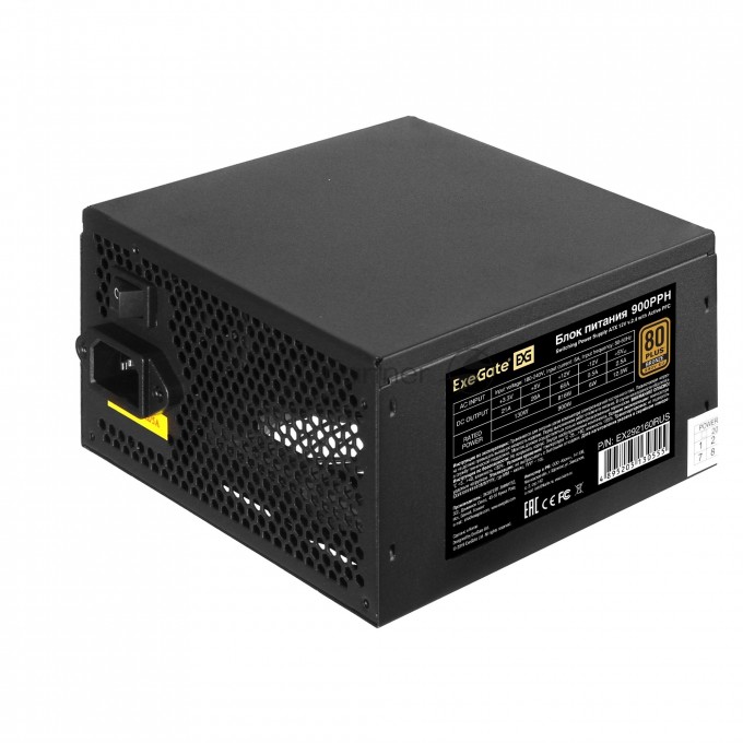 Блок питания 900W EXEGATE 80 PLUS 900PPH-OEM bronze EX292173RUS