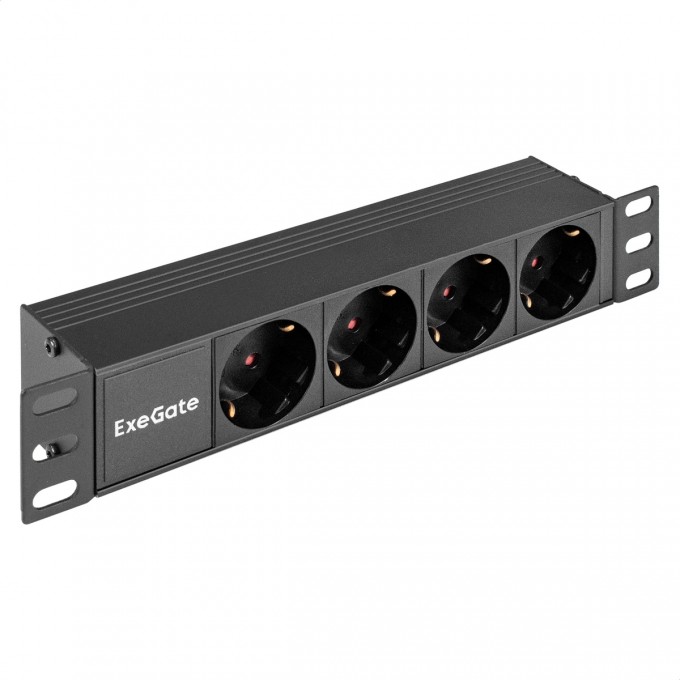 Блок розеток EXEGATE SERVERPRO PDU-10H401 Al-4S-C14 EX298596RUS Блок розеток EXEGATE SERVERPRO PDU-10H401 Al-4S-C14 EX298596RUS