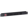 Блок розеток EXEGATE SERVERPRO PDU-19H001 AL-10С13-C14-SW EX280859RUS