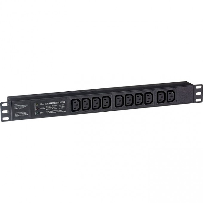 Блок розеток EXEGATE SERVERPRO PDU-19H004 AL-10C13-C14-SPD3 EX280862RUS