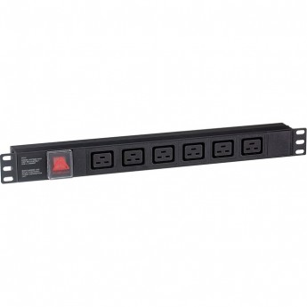 Блок розеток EXEGATE SERVERPRO PDU-19H012 AL-6С19-C20-SW