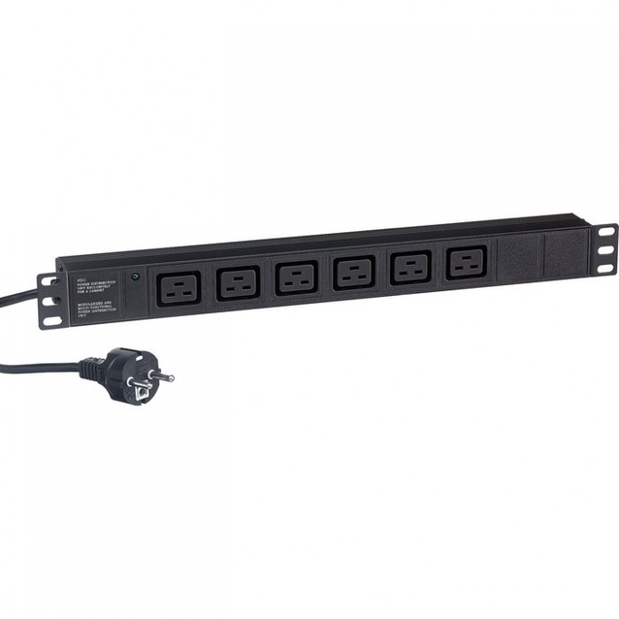 Блок розеток EXEGATE SERVERPRO PDU-19H013 AL-6C19-EU3CU EX280871RUS