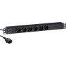 Блок розеток EXEGATE SERVERPRO PDU-19H604 AL-6S-C14-2.5CU EX280829RUS