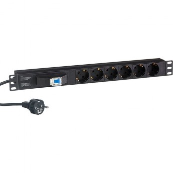 Блок розеток EXEGATE SERVERPRO PDU-19H610 AL-6S-EU2.5CU-1P