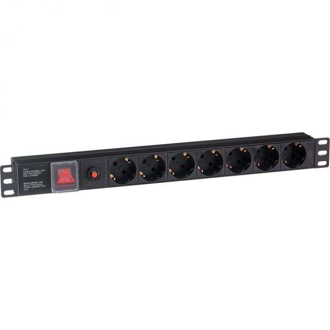 Блок розеток EXEGATE SERVERPRO PDU-19H702 AL-7S-C14-SW-O EX280837RUS