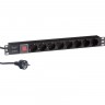 Блок розеток EXEGATE SERVERPRO PDU-19H803 AL-8S-EU2CU-SW EX280842RUS