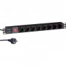 Блок розеток EXEGATE SERVERPRO PDU-19H804 AL-8S-EU2.5CU-SW EX280843RUS