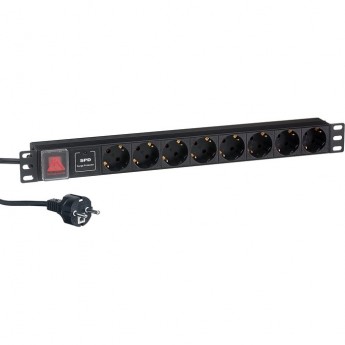 Блок розеток EXEGATE SERVERPRO PDU-19H807 AL-8S-EU2-SW-SPD1