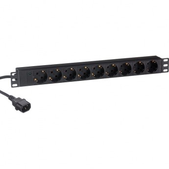 Блок розеток EXEGATE SERVERPRO PDU-19H906 AL-9S-C14-2.5CU