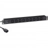 Блок розеток EXEGATE SERVERPRO PDU-19H909 AL-9C13-C14-2.5CU EX280858RUS