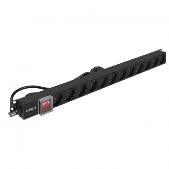 Блок розеток EXEGATE SERVERPRO PDU-V120 Al-12S-EU2.5-SW