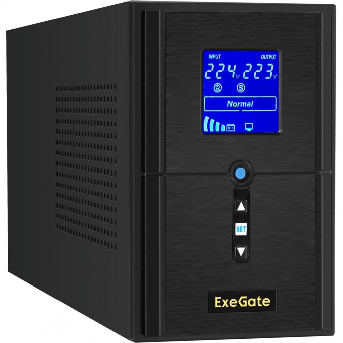 ИБП (инвертор, синус, для котла) EXEGATE SINETOWER SZ-1000.LCD.AVR.2SH.1C13.USB EX295987RUS