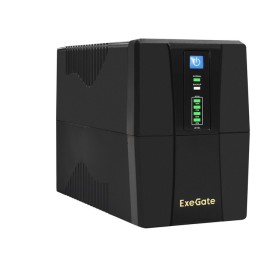 Источник бесперебойного питания EXEGATE POWER BACK BNB-1000.LED.AVR.2SH.RJ.USB