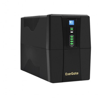 Источник бесперебойного питания EXEGATE POWER BACK BNB-1000.LED.AVR.4C13