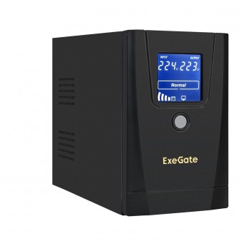 Источник бесперебойного питания EXEGATE POWER SMART ULB-650.LCD.AVR.1SH.2C13