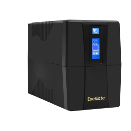 Источник бесперебойного питания EXEGATE POWER SMART ULB-850.LCD.AVR.2SH.RJ Источник бесперебойного питания EXEGATE POWER SMART ULB-850.LCD.AVR.2SH.RJ