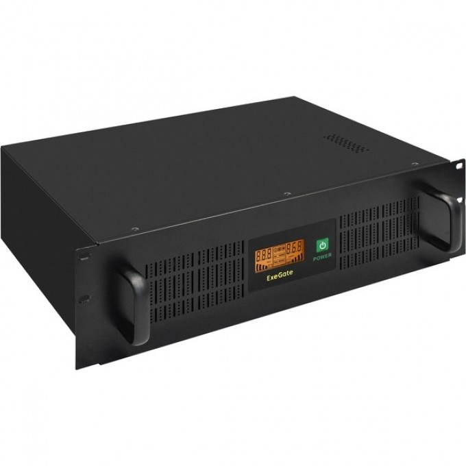 Источник бесперебойного питания EXEGATE SERVERRM UNL-1500.LCD.AVR.2SH.4C13.RJ.USB.3U EX293056RUS