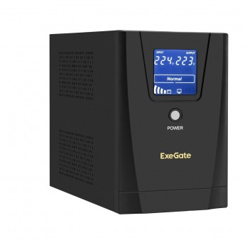 Источник бесперебойного питания EXEGATE SPECIALPRO SMART LLB-1200.LCD.AVR.2SH.3C13.USB