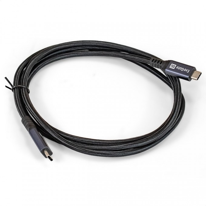 Кабель для зарядки EXEGATE TYPE-C - TYPE-C EX-CCP-USB4-CMCM-QC-1.5 EX298077RUS Кабель для зарядки EXEGATE TYPE-C - TYPE-C EX-CCP-USB4-CMCM-QC-1.5 EX298077RUS