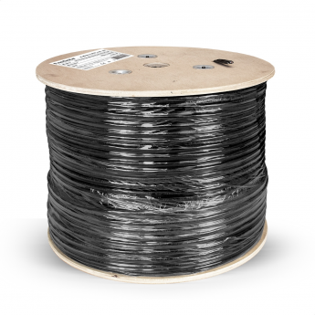 Кабель EXEGATE FUTP4-C5e-CU-S24-SW-OUT-PE-BK-305-FLUKE FTP