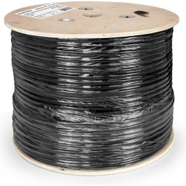 Кабель EXEGATE FUTP4-C5E-CU-S24-SW-OUT-PE-BK-305 FTP