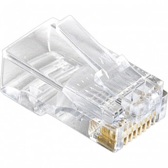 Коннектор EXEGATE PL45-C6-8P8C-100 RJ-45 Кат.6 Коннектор EXEGATE PL45-C6-8P8C-100 RJ-45 Кат.6