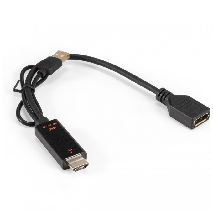 Конвертер HDMI-DisplayPort EXEGATE EX-A-HDMIM-DPFU2-0.15 EX294714RUS