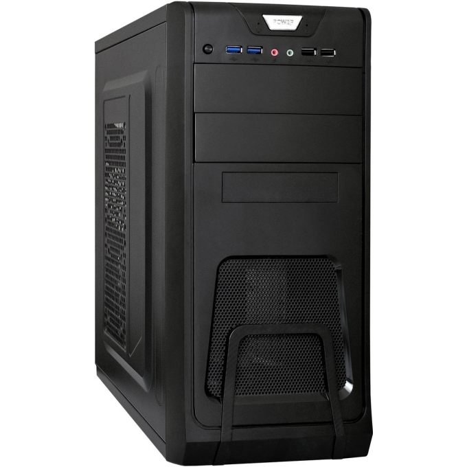 Корпус EXEGATE MIDITOWER CP-603-UNS400 (ATX, БП UNS400 с вент. 12см, 2*USB, аудио, черный) <> EX299159RUS