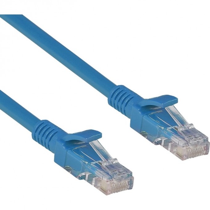 Патч-корд EXEGATE UTP-RJ45-RJ45-5E-0,3M-BL EX258667RUS