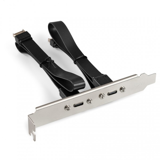 Планка портов в корпус 2xType-C SuperSpeed+ EXEGATE BrctUSB32E-2C EX298297RUS Планка портов в корпус 2xType-C SuperSpeed+ EXEGATE BrctUSB32E-2C EX298297RUS