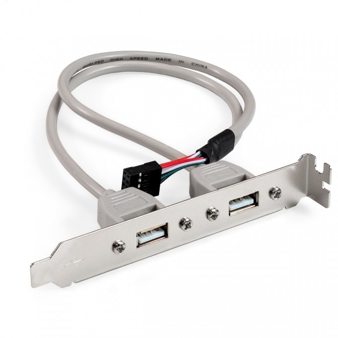 Планка портов в корпус 2xUSB2.0 EXEGATE BrctUSB2-2A EX298294RUS Планка портов в корпус 2xUSB2.0 EXEGATE BrctUSB2-2A EX298294RUS