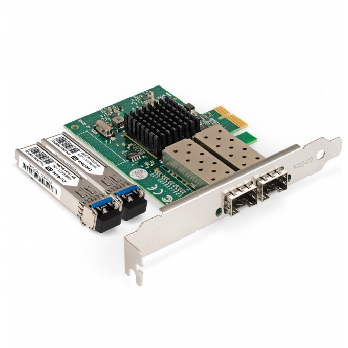 Сетевой адаптер SFP EXEGATE EXE-82576-F2 + Трансивер EXEGATE EXT-1G-SM1310-LC2-20KM EX298938RUS Сетевой адаптер SFP EXEGATE EXE-82576-F2 + Трансивер EXEGATE EXT-1G-SM1310-LC2-20KM EX298938RUS