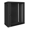 Шкаф телекоммуникационный 19" 15U EXEGATE EC-WM-15U.450.G.BLACK EX300254RUS